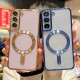 For Samsung Galaxy S24+ 5G MagSafe Electroplating TPU Phone Case(Black)