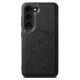 For Samsung Galaxy S23+ 5G Suteni H15  Oil Eax Leather Detachable Wallet Back Phone Case(Black)