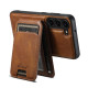For Samsung Galaxy S23+ 5G Suteni H15  Oil Eax Leather Detachable Wallet Back Phone Case(Blue)