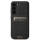 For Samsung Galaxy S23+ 5G Suteni H16 Litchi Texture Leather Detachable Wallet Back Phone Case(Black)