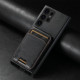 For Samsung Galaxy S23+ 5G Suteni H02 Leather Wallet Stand Back Phone Case(Black)