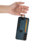 For Samsung Galaxy S24+ 5G Suteni H13 Litchi Leather Wrist Strap Wallet Back Phone Case(Blue)