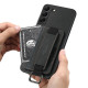 For Samsung Galaxy S23+ 5G Suteni H13 Litchi Leather Wrist Strap Wallet Back Phone Case(Black)