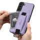 For Samsung Galaxy S23+ 5G Suteni H13 Litchi Leather Wrist Strap Wallet Back Phone Case(Purple)