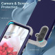 For Samsung Galaxy S24+ 5G 3 in 1 Silicone Hybrid PC Shockproof Phone Case(Blue)