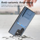 For Samsung Galaxy S24+ 5G Carbon Fiber Card Bag Fold Stand Phone Case(Blue)