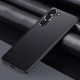 For Samsung Galaxy S24+ 5G Plain-leather All-inclusive Shockproof Phone Case(Black)