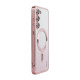 For Samsung Galaxy S24+ 5G ENKAY Hat-Prince Magnetic Glitter Plated TPU Phone Case with Lens Film(Pink)