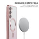 For Samsung Galaxy S24+ 5G ENKAY Hat-Prince Magnetic Glitter Plated TPU Phone Case with Lens Film(Pink)