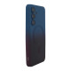 For Samsung Galaxy S24+ 5G ENKAY Hat-Prince MagSafe Rainbow Gradient Silicone Phone Case with Lens Film(Dark Blue)