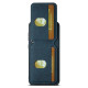 For Samsung Galaxy S24+ 5G Suteni H02 Litchi Leather Card Wallet Stand Back Phone Case(Blue)