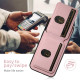 For Samsung Galaxy S24+ 5G Suteni H02 Litchi Leather Card Wallet Stand Back Phone Case(Pink)