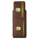 For Samsung Galaxy S23+ 5G Suteni H02 Litchi Leather Card Wallet Stand Back Phone Case(Brown)