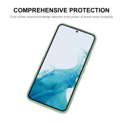 For Samsung Galaxy S24+ 5G ENKAY Liquid Silicone Soft Shockproof Phone Case(Dark Blue)