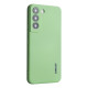 For Samsung Galaxy S24+ 5G ENKAY Liquid Silicone Soft Shockproof Phone Case(Light Green)