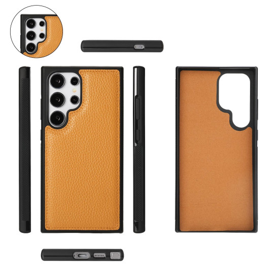 For Samsung Galaxy S24+ 5G Crossbody Multi-functional Zipper Wallet Litchi Leather Phone Case(Orange)