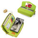 For Samsung Galaxy S24+ 5G Crossbody Multi-functional Zipper Wallet Litchi Leather Phone Case(Green)