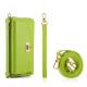 For Samsung Galaxy S24+ 5G Crossbody Multi-functional Zipper Wallet Litchi Leather Phone Case(Green)