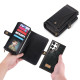 For Samsung Galaxy S24+ 5G Multi-functional Zipper Wallet Leather Phone Case(Black)