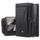 For Samsung Galaxy S24+ 5G Multi-functional Zipper Wallet Leather Phone Case(Black)