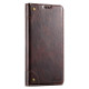 For Samsung Galaxy S23+ 5G Suteni Baroque Calf Texture Buckle Wallet Leather Phone Case(Brown)