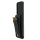 For Samsuny Galaxy S24+ 5G Suteni H03 Litchi Leather Card Bag Stand Back Phone Case(Black)