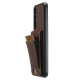 For Samsuny Galaxy S24+ 5G Suteni H03 Litchi Leather Card Bag Stand Back Phone Case(Brown)