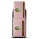 For Samsuny Galaxy S24+ 5G Suteni H03 Litchi Leather Card Bag Stand Back Phone Case(Pink)