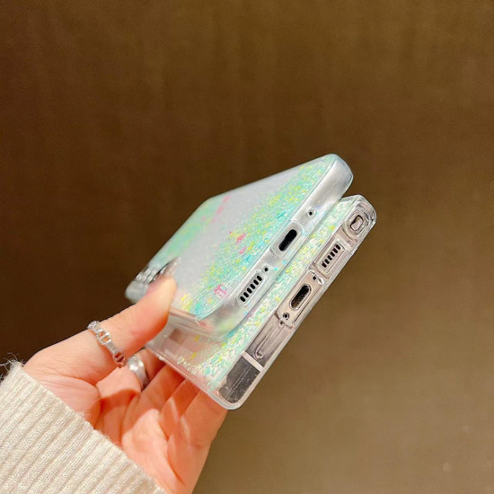 For Samsung Galaxy S24+ 5G Dreamy Star Glitter Epoxy TPU Phone Case(Transparent)