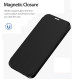 For Samsung Galaxy S24+ 5G MagSafe RFID Blocking Adsorption Flip Leather Phone Case(Black)