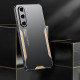 For Samsung Galaxy S24+ 5G Blade Series TPU Hybrid Metal Phone Case(Gold)