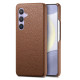 For Samsung Galaxy S24+ 5G Litchi Oil Edge Leather Back Phone Case(Brown)
