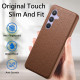 For Samsung Galaxy S24+ 5G Litchi Oil Edge Leather Back Phone Case(Brown)