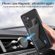 For Samsung Galaxy S24+ 5G II K-shaped Slide Holder Card Slot Phone Case(Black)