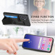 For Samsung Galaxy S24+ 5G II K-shaped Slide Holder Card Slot Phone Case(Black)
