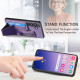 For Samsung Galaxy S24+ 5G II K-shaped Slide Holder Card Slot Phone Case(Purple)