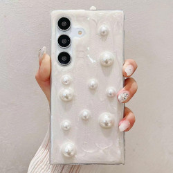 For Samsung Galaxy S24+ 5G Cream Gum Decoden TPU Phone Case(Pearl)
