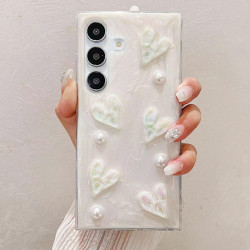 For Samsung Galaxy S24+ 5G Cream Gum Decoden TPU Phone Case(Love)