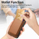 For Samsung Galaxy S24+ 5G Retro Magsafe Card Bag PU Back Cover Phone Case(Brown)