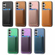 For Samsung Galaxy S24+ 5G Retro Magsafe Card Bag PU Back Cover Phone Case(Brown)
