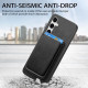 For Samsung Galaxy S24+ 5G Retro Magsafe Card Bag PU Back Cover Phone Case(Black)