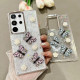 For Samsung Galaxy S24+ 5G Three-dimensional Butterfly Glitter TPU  Phone Case(Blue)