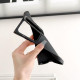 For Samsung Galaxy S24+ 5G Lens Frame Holder Shockproof Phone Case(Black)