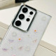 For Samsung Galaxy S24+ 5G Three-dimensional Bow Pearl Love Flower TPU  Phone Case(Pearl Bow)