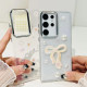 For Samsung Galaxy S23+ 5G Three-dimensional Bow Pearl Love Flower TPU  Phone Case(Pearl Bow)