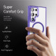 For Samsung Galaxy S24+ 5G Ice Color Magnetic Series TPU Hybrid Acrylic Magsafe Phone Case(Transparent)