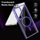 For Samsung Galaxy S24+ 5G Ice Color Magnetic Series TPU Hybrid Acrylic Magsafe Phone Case(Yuanfeng Blue)