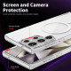 For Samsung Galaxy S24+ 5G Ice Color Magnetic Series TPU Hybrid Acrylic Magsafe Phone Case(Pink)