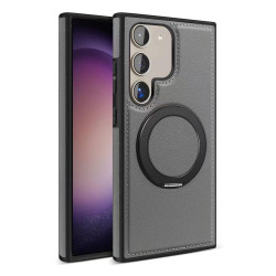 For Samsung Galaxy S23+ 5G Yashi 360 Degree Rotating MagSafe Bracket Phone Case(Gray)