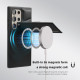 For Samsung Galaxy S24+ 5G Down Jacket Card Bag Holder MagSafe Phone Case(Black)